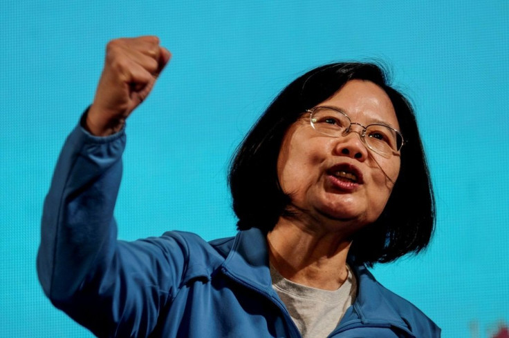 Taiwan's President Tsai Ing-wen is riding high in the polls and has portrayed herself as a defender of Taiwan's liberal democracy