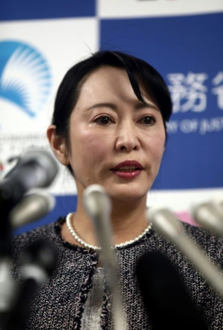 Japanâs Justice Minister Masako Mori called for Ghosn to return to face justice and prove his innocence in court