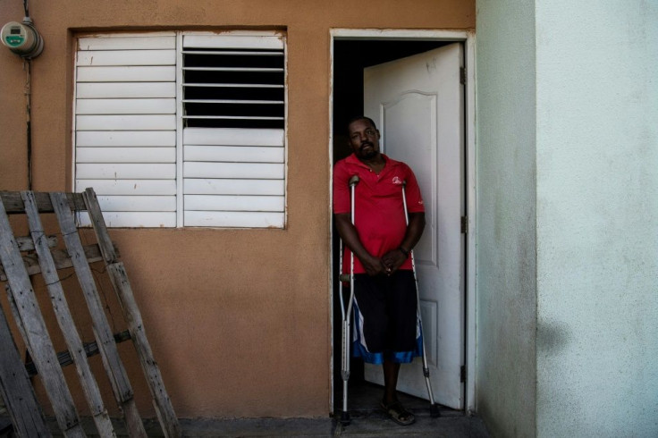 Boulva Verly, 42, lost his leg during the January 2010 earthquake that killed more than 200,000 people in Haiti