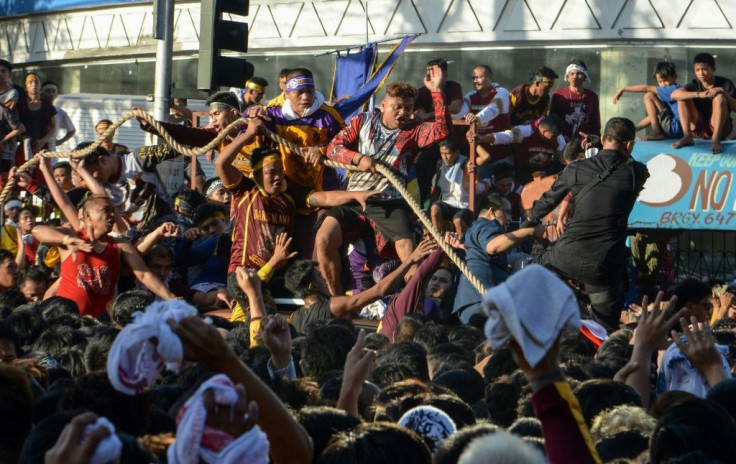 Critics call the procession a mish-mash of superstition and unnecessary risk for the scores of people who cram into the procession route each year