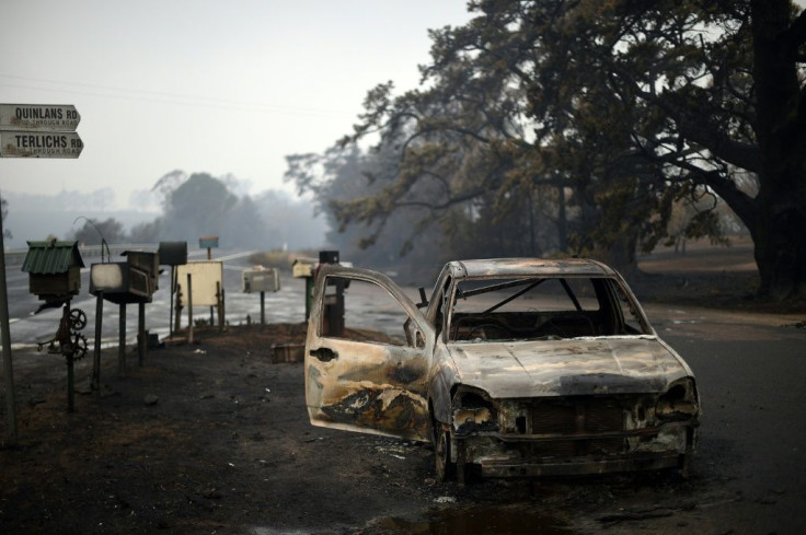 Fires have ripped through vast areas of countryside, burning up everything in their path