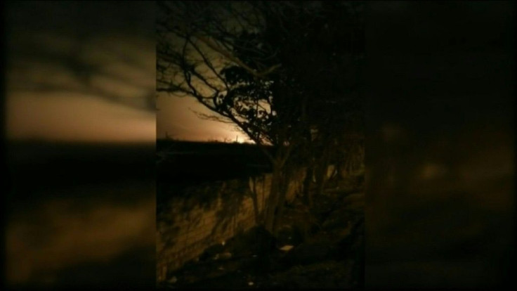 Images published by the semi-official Iranian agency ISNA allegedly show the moment that the Ukrainian plane crashed