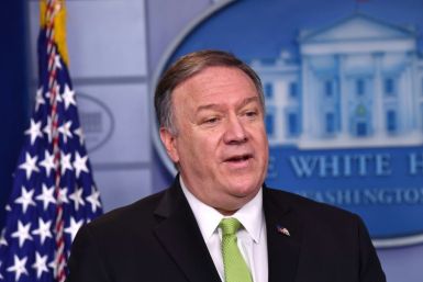 US Secretary of State Mike Pompeo told reporters the US mission in Iraq was "very clear" -- training local forces and fighting Islamic State militants