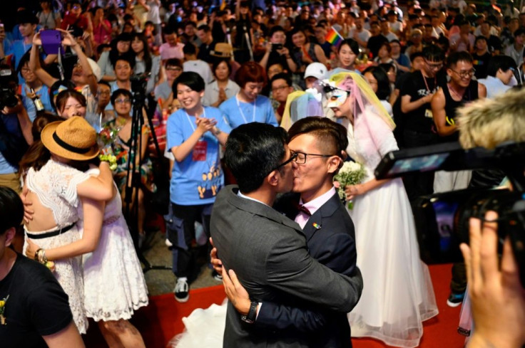Taiwan legalised gay mariage last year, a first for Asia