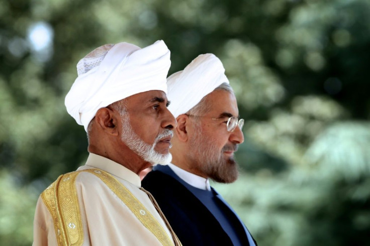 Qaboos maintained good ties with Iran, whose President Hassan Rouhani he is seen here meeting in August 2013