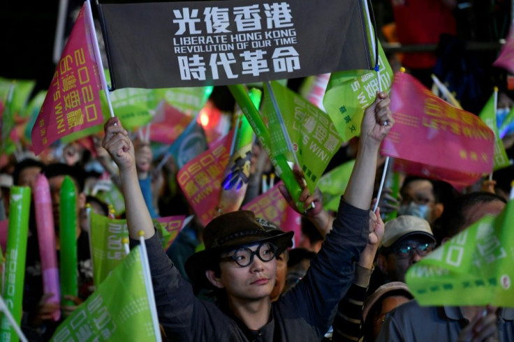 Taiwanese voters have watched recent pro-democracy unrest in Hong Kong closely