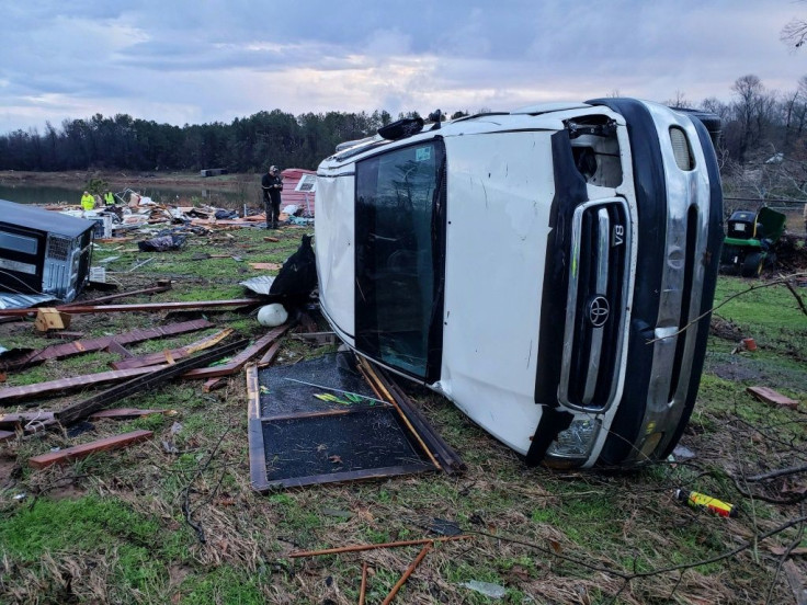 The National Weather Service has issued flood and tornado warnings for several states