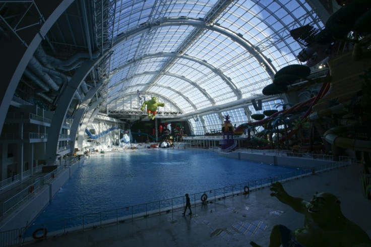 The Dream Works Water Park is still under construction at the American Dream mall in New Jersey