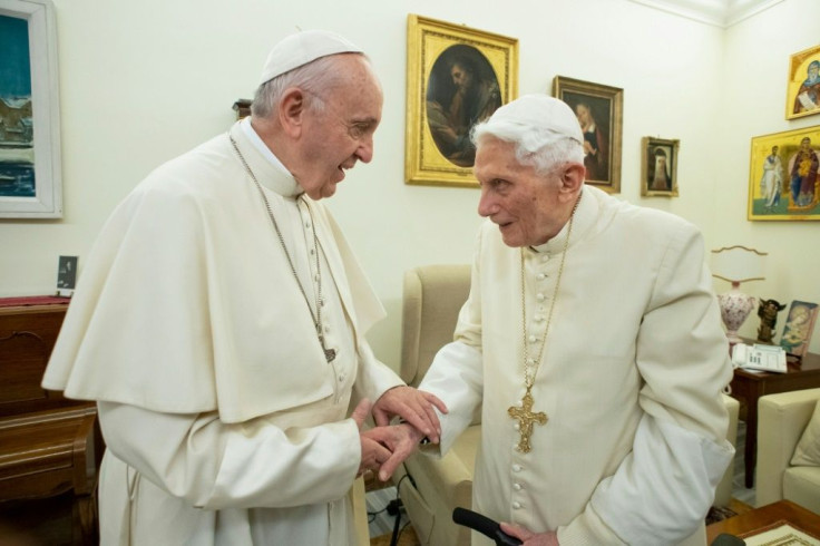 Former Pope Benedict, (R) has weighed in on the controversial question of whether or not to allow married "men of proven virtue" to join the priesthood
