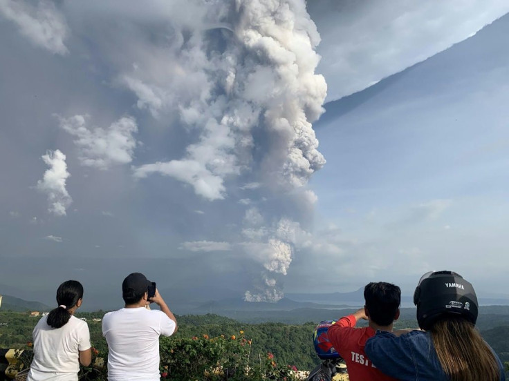 Hundreds of flights have been affected by the Taal eruption