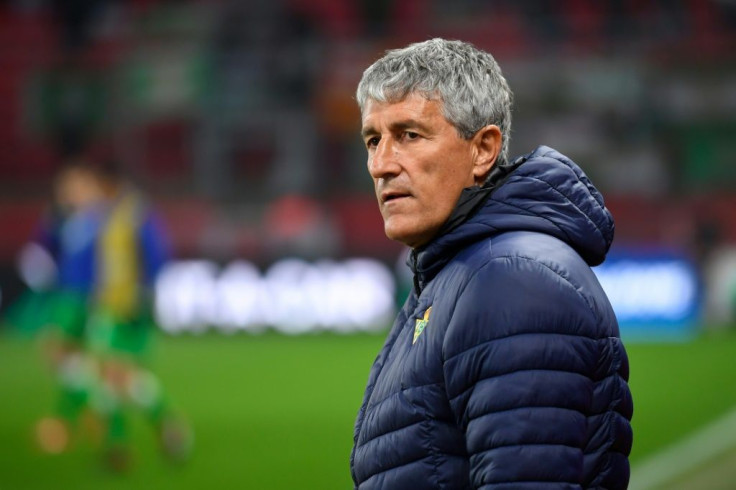 Quique Setien left Real Betis at the end of last season