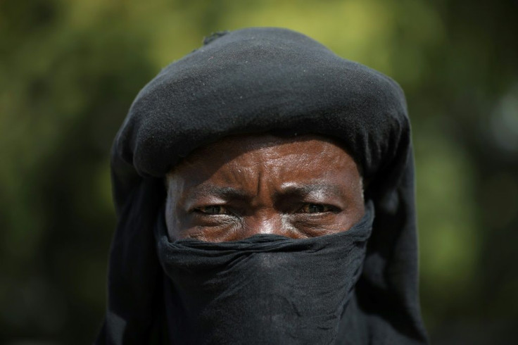 A member of the Yansakai vigilante group