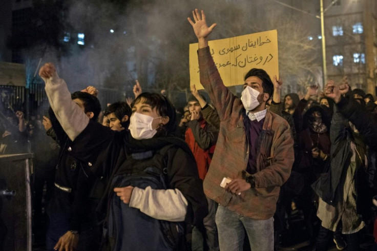 Iranians have held three straight days of protests over the authorities' handling of the disaster