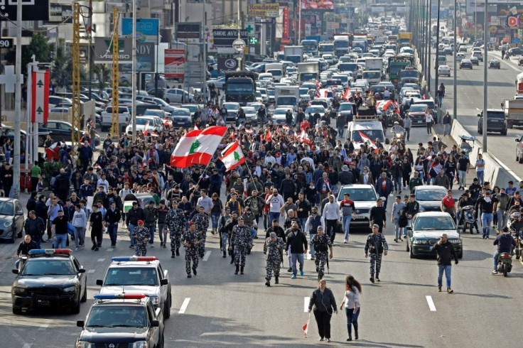The traffic jams are back in Lebanon as protesters block major highways in and out of the capital