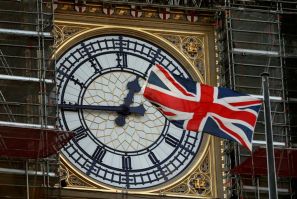 Big Ben is still undergoing renovations -- but Boris Johnson said some public fundraising might be in order to ensure a hearty bong to mark Britain's exit from the EU