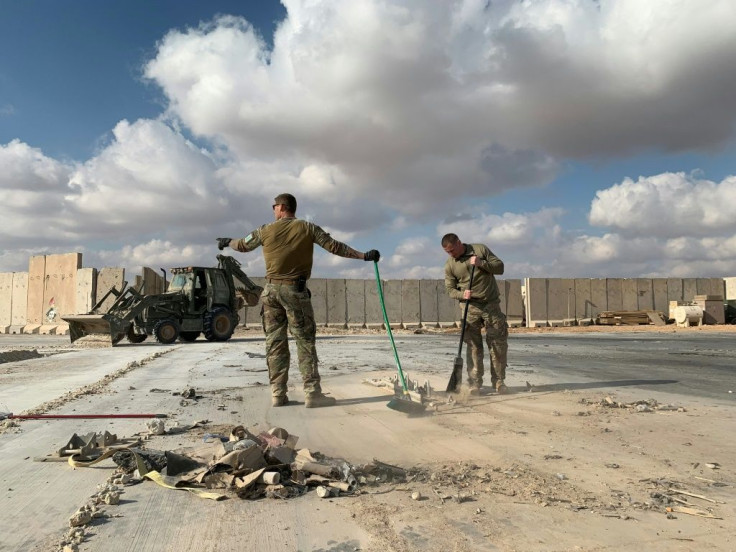 The clear up at the airbase continued into this week
