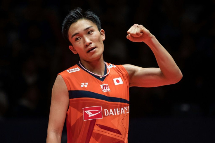 Flying home: World number one Kento Momota was discharged from a Malaysian hospital on Wednesday