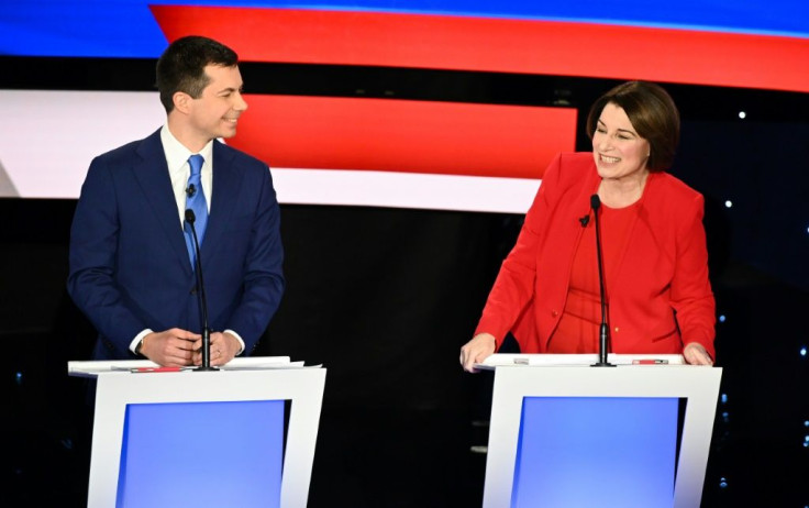 Former South Bend, Indiana mayor Pete Buttigieg is seeking to remain in the top tier of US Democratic presidential candidates, while Senator Amy Klobucher is struggling to climb into it