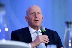 David Solomon, chief executive of Goldman Sachs, which reported a drop in quarterly earnings due to higher legal and regulatory costs