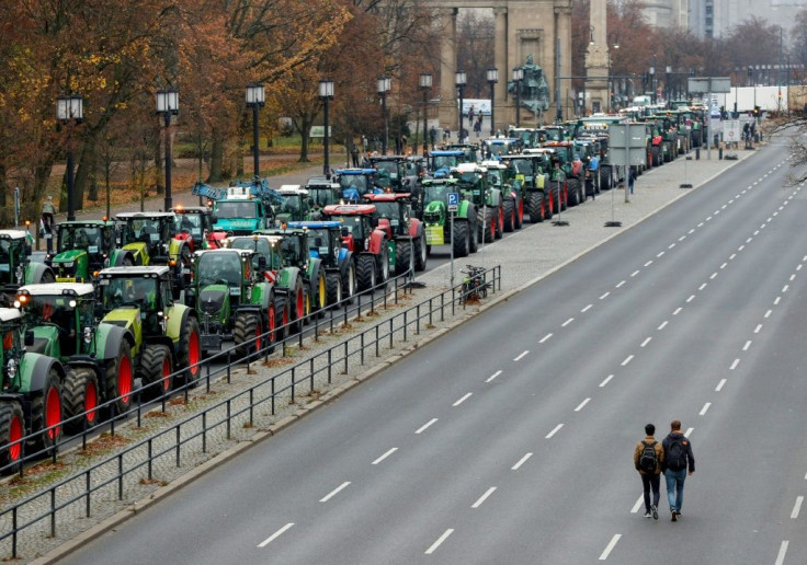 In November, farmers staged a tractors protest in Berlin against government plans to phase out glyphosate pesticides