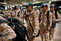 Sri Lanka Army troops en route to Mali to join the UN peacekeeping mission there in November 2019