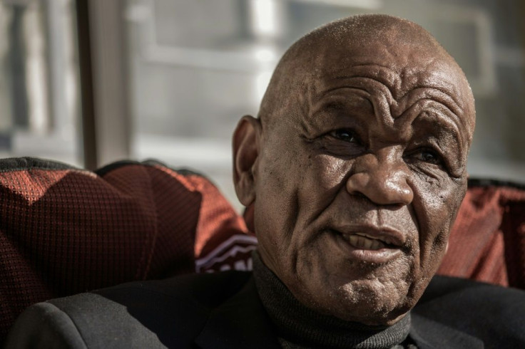 Accused: Thomas Thabane, pictured in an interview with AFP on May 31 2017 shortly before his inauguration