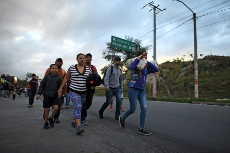 Central American migrants first started forming caravans heading to the US at the end of 2018