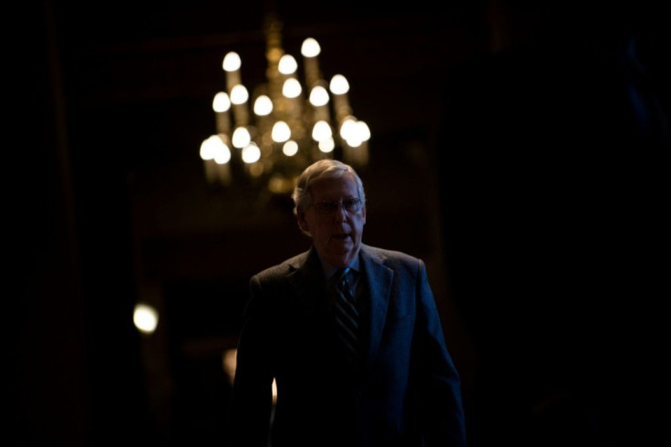 Senate Majority Leader Senator Mitch McConnell leads a Republican Party marching in lockstep with President Donald Trump