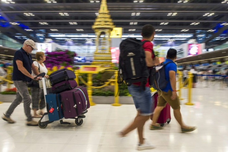The woman is being treated at hospital after presenting with symptoms at Thailand's biggest airport Suvarnabhumi