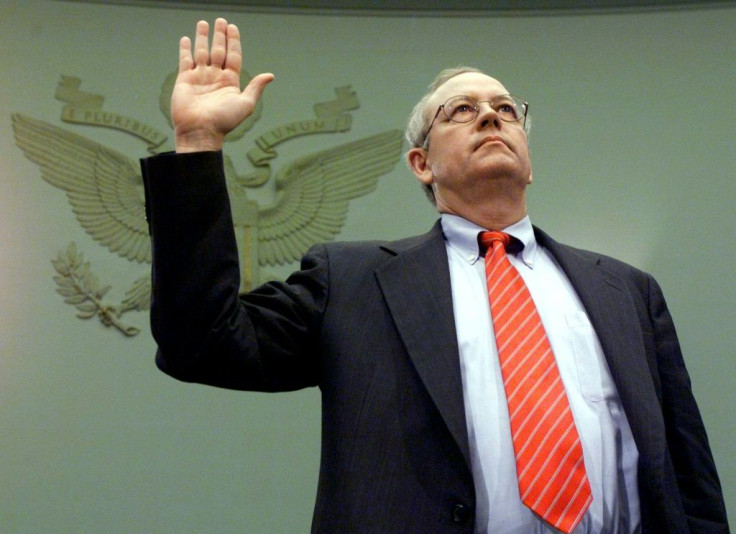 Kenneth Starr -- pictured during the Bill Clinton impeachment inquiry in November 1988 -- is a hero to many on the American right