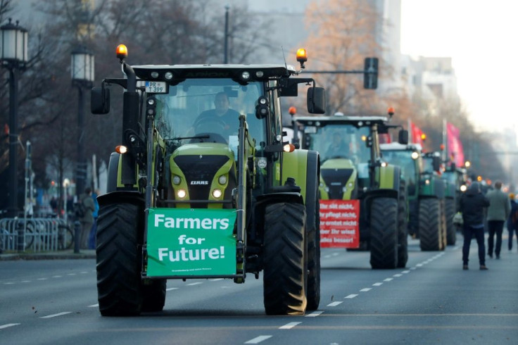 Thousands of tractors descended on cities across Germany on Friday at the opening of Berlin's annual 'Green Week' trade fair