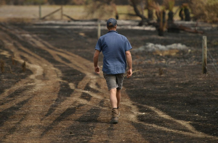 Farmers like Rick Morris endured three blazes in just 10 days