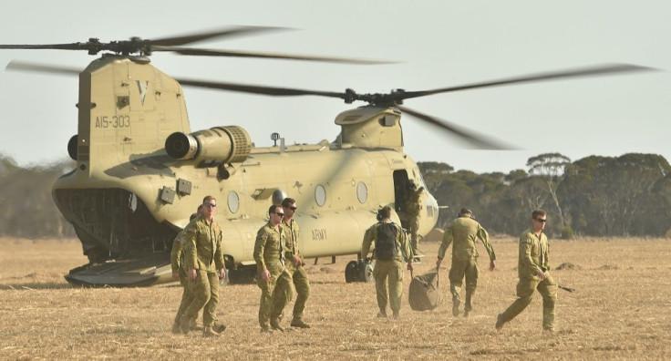 Australia's military has deployed 3,000 troops to assist in bushfire-affected areas