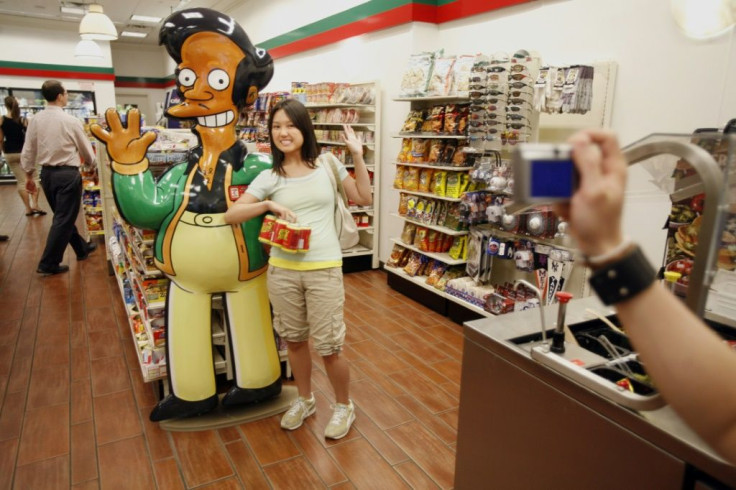 Apu Nahasapeemapetilon, manager of the show's Kwik-E-Mart, is voiced by white actor Hank Azaria, whose marked accent for the role has been criticized