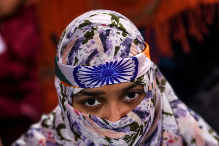 Around 200 women sleep across the main road in the Shaheen Bagh district of Delhi