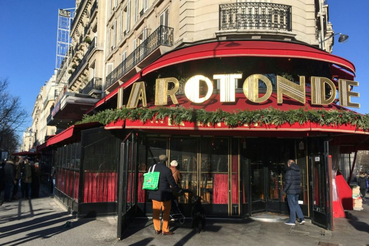 La Rotonde, a Paris brasserie favoured by President Emmanuel Macron, was damaged in a suspected arson attack early on Saturday.