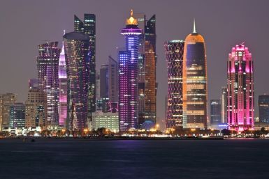 Skyline of the Qatari capital Doha