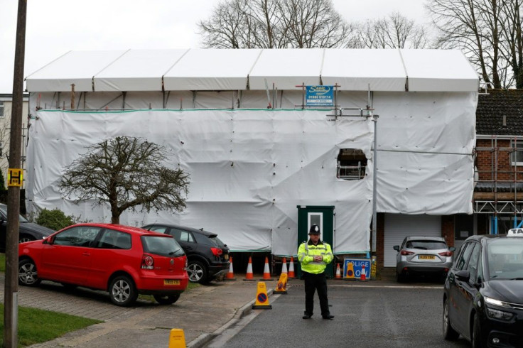 Investigators sealed off their house in Salisbury, southern England after Russian ex-spy Sergei Skripal and his daughter were poisoned in 2018