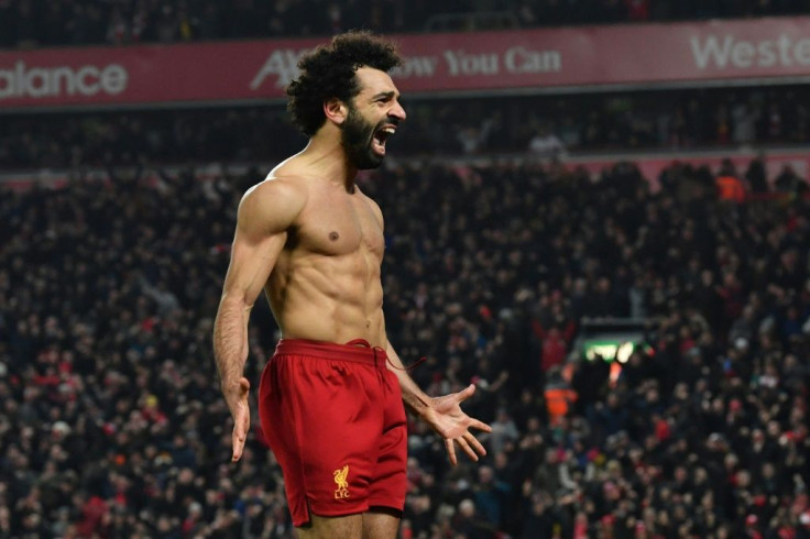 Mohamed Salah scored Liverpool's second goal in a 2-0 win over Manchester United