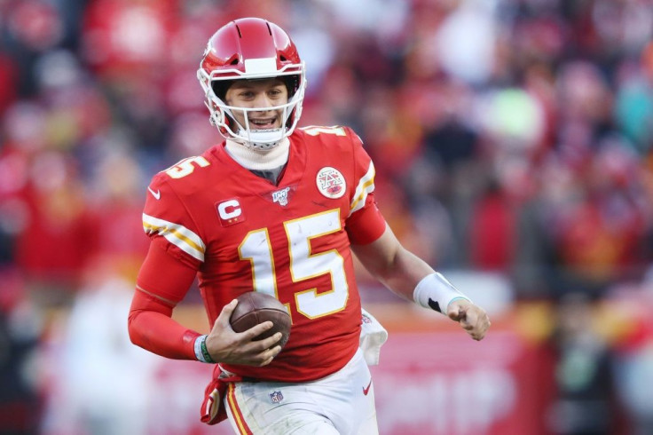 Patrick Mahomes is all smiles after leading the Kansas City Chiefs back to the Super Bowl for the first time in 50 years
