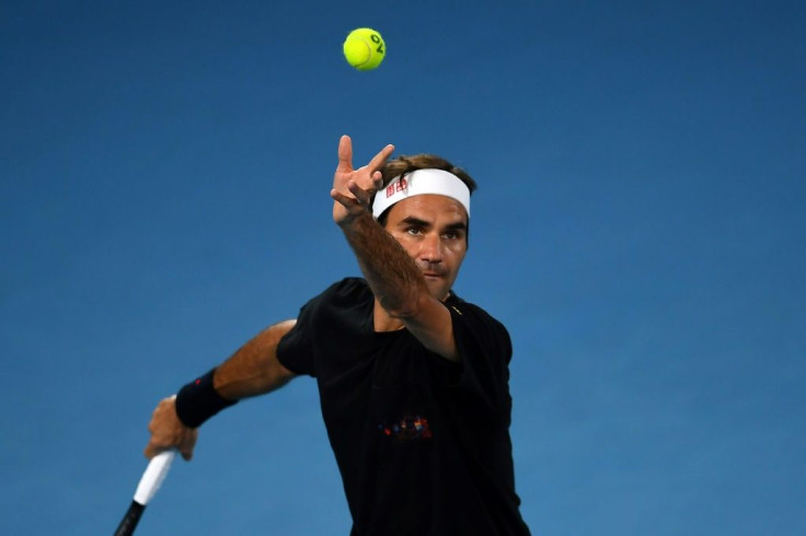 World number three Roger Federer is in action on day one