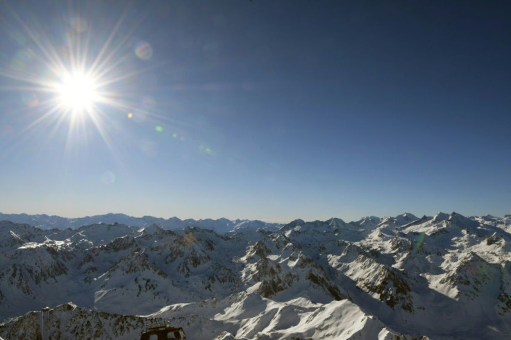 A view of the Pyrenees from the observatory at the Pic du Midi de Bigorre, where the average temperature has risen by 1.7 degrees since 1880