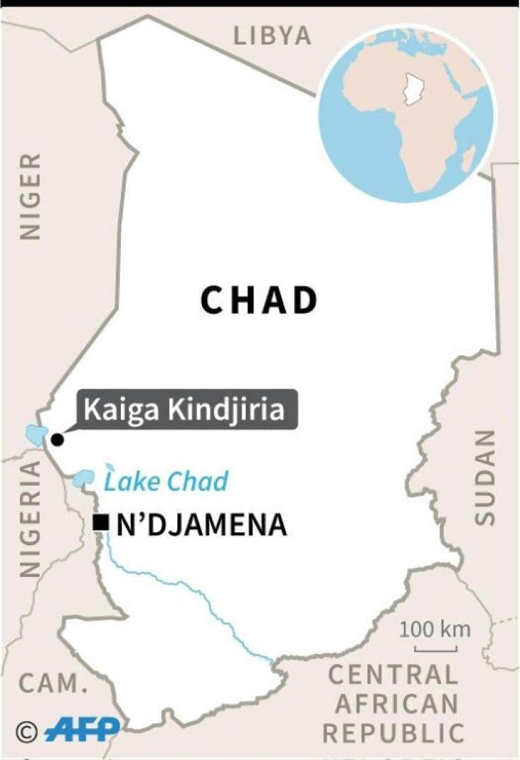 Map of Chad locating the village of Kaiga Kindjiria where civilians were killed by a suicide bomber.
