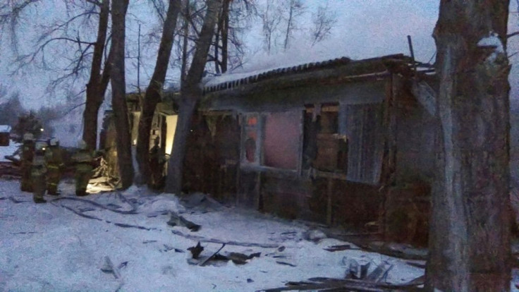 The fire broke out in the grounds of a private saw mill in the Prichulymsky settlement and the wooden shack was used to house workers despite its substandard conditions, authorities said