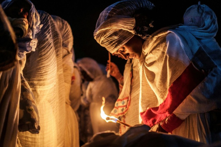 The celebrations take place in Gondar, the former seat of the royal empire