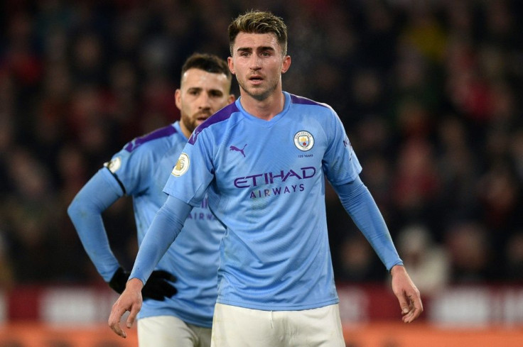 Aymeric Laporte was back in Manchester City's team against Sheffield United after a long injury