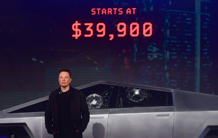 Elon Musk unveiled Tesla's all-electric battery-powered Cybertruck in November 2019