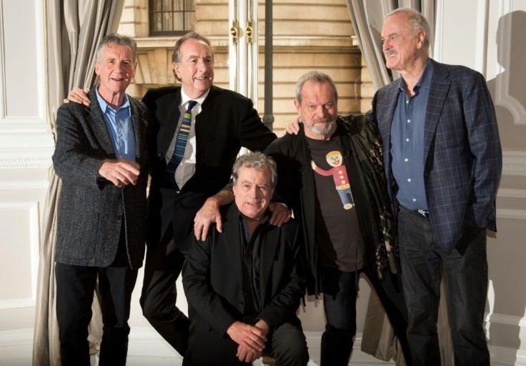 British comedy troupe Monty Python featured (from left)  Michael Palin, Eric Idle, Terry Jones, Terry Gilliam and John Cleese