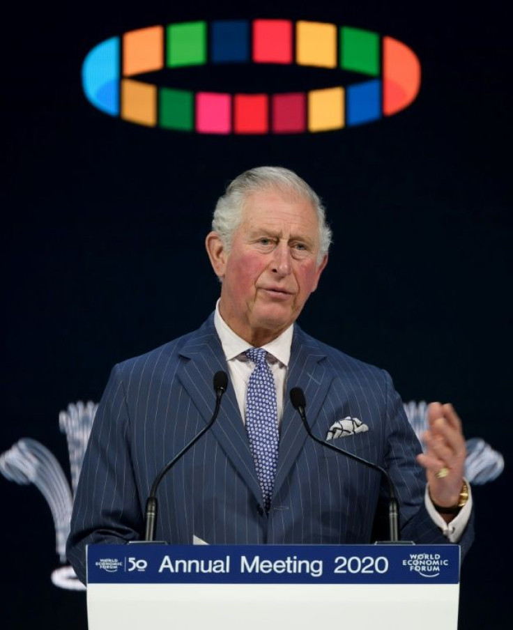 Prince Charles:Arrived aboard an electric Jaguar