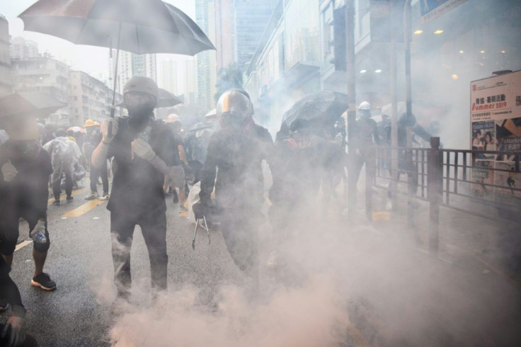 There are now far fewer pitched battles between protesters and police in Hong Kong compared to October and November when parts of the city resembled a war zone